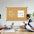 XBoard 36 x 24 Cork Bulletin Board, Notice Board with Aluminum Frame and Push Pins for Display