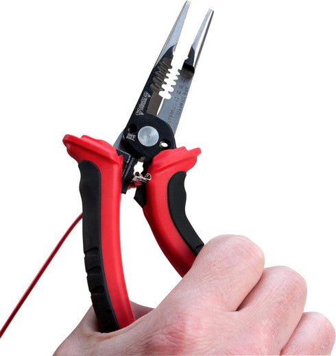 Performance Tool W86505 8 Inch Multi-Wire Electrical Tool, Cut, Strip, Crimp, Twist, and Shear with Ease