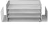 Mind Reader Desktop Organizer, File Storage, Paper Tray, Metal Mesh, 16.75"L x 9.15"W x 6"H, Silver