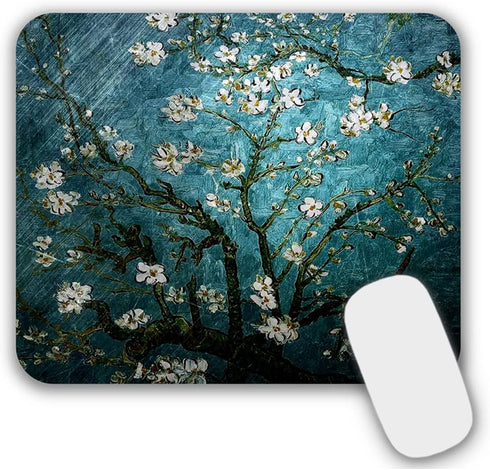 Mouse Pad, Gaming Mouse Pad with Non-Slip Rubber Base, Designs for Laptop, Computer & Office, 9.5 x 7.9 inches