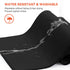Black Gaming Mouse Pad - Large 31.5 x 11.8 in Computer Pad with Anti-Slip Rubber Base and Stitched Edges