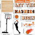 gisgfim Basketball Bulletin Board Decoration Set, Background Paper & Borders for Classroom School Game Craft