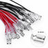 6.3mm Quick Female Spade Wire 18 Awg Splice Connectors Speaker Crimp Terminal Insulation Sleeve Kit