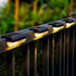 16 Pack) Mancra Solar Step Lights Outdoor, Solar Deck Lights Waterproof Outdoor Lighting for Patio Fence Stairs Post