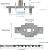 Floating Shelf Bracket Dowel Jig Kit with 1/2" x 9" Drill Bit, Self Centering Straight Hole Drill Guide for Installing Floating Shelf Hidden Bracket 1/2" X 6", 1/2" X 8"