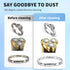 Ultrasonic Jewelry Cleaner, 48KHz Professional Chargeable Ultrasonic Cleaner with Digital Timer for Eyeglasses, Watch,