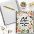 Softcover Done in Love 8.5" x 11" Religious Spiral Notebook, 120 College Ruled Pages, Durable Gloss Laminated Cover