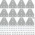 12 Set Silver 2020 Corner Bracket Joint Plate - T Shape Aluminum Extrusion Connector with 60Pcs T-Nuts