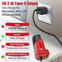 Milwaukee 12V M12 Battery Power Source Adapter, Power Wheel Charger Adapter with 12V DC Port for Heated Jacket