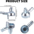 BOXOB 30pcs 131372 Shelf Support Pegs Replacement Accessories, Zinc Alloy Bookshelf Pegs for Shelves Shelf Support