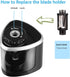Fully Automatic Electric Portable Pencil Sharpener, Suitable for Children/Adults, for Pencils 6-8mm