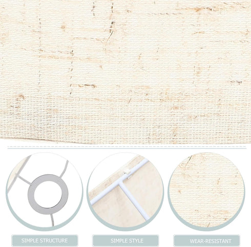UPKOCH Linen Lampshade for Table and Floor Lamps Versatile Desk Lamp Cover Replacement Decorative Light Shade