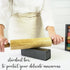 Elegant Rectangular Macaron Box, 20 Packs, 6 Macarons Storage Box, Black, 2.125 x 2.125 x 7.5 inches