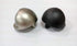 QCAA Low Dome Floor Door Stop, H 25.4 x Diameter 44.5mm, Zinc Die Cast, Satin Nickel, 2 Pack