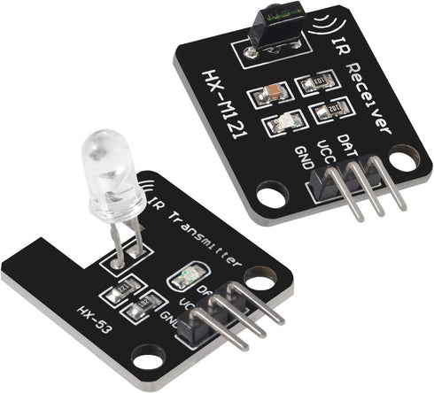 10Pcs Digital 38khz IR Receiver Sensor Module + 10Pcs 38khz IR Transmitter Sensor Module Kit for Electronics