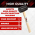 YY-2-005 Rubber Mallet Hammer with Wood Handle – 8-oz, Black
