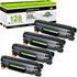 greencycle Compatible Toner Cartridge Replacement for Canon 128 for ImageCLASS D530 D550 Printer (4-Pack)