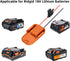 Power Wheel Adapter for Ridgid AEG 18V Hyper Li-ion Battery with Fuse & Wire Terminals for RC Car