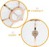 E27 4.2cm Artibetter Vintage Plastic Lamp Shade with Iron Frame, Aperture Pendant and Floor Lamp Replacement Light