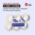 Tape Logic 2" x 55 yds Acrylic Packing Tape, Clear (6-Pack) Heavy Duty for Sealing Boxes