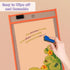6 (10" 13"), Ufmarine Job Ticket Holders, Pcs Dry Erase Pockets Colorful * Reusable Plastic Sleeves