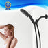 6-inch, 360 HTS025 Huttdmel Shower Head Holder, Shower Bracket for Handheld Showerhead, with Shower Arm Compatible