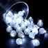LIHAO 30pcs LED Balloon Lights Mini Round LED Ball Lights for Paper
