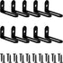 AUXBC 10Pcs 1.5"x1"x0.5"Adjustable Right Angle Brackets, Metal L Bracket Heavy Duty 90 Degree