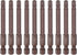 10pcs T27 Torx Bit, 1/4" Hex Shank Magnetic Security Star Screwdriver Power Tool, 3" Length