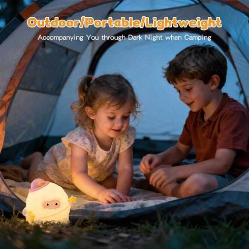 Dimmable 3 7 Baby Night Light, Touch Control Rechargeable Nursery Lamp with Soft Light, Portable Brightness Level