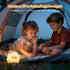Dimmable 3 7 Baby Night Light, Touch Control Rechargeable Nursery Lamp with Soft Light, Portable Brightness Level