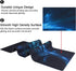 Extra Large Extended Gaming Desk Mat Non-Slip Rubber Pads Stitched Edges XXL Mouse Pad 35.4 x 15.7 inch - Blue Dragon