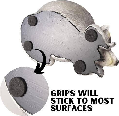 Novelty Tape Dispenser, Raccoon Desk Accessory, 6 Inches for Office or Cubicle