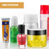 Boao 1250 Pieces Shrink Band for Bottles, PVC Heat Shrink Wrap for Jars, Perforated Tamper Shrink Wrap for Cans and Tins