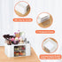 LETURE Desk Organizer with 2 Drawer - Plastic Desktop Pen Pencil Card Holder for Office Supplies, White