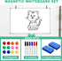 H-Qprobd 36"x24" Magnetic Whiteboard, Large Dry Erase Board with Aluminum Frame, Includes 6 Markers, 2 Erasers & 12