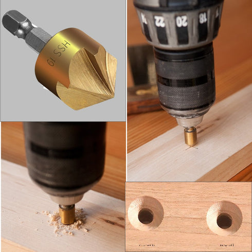 Eagles 14-Pack Woodworking Tool Set, 8PCS Carbon Steel Wood Plug Cutter Drill Bit Set