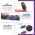 Swpeet 10 Pcs Sanding Drums Sleeves Kit, 180-2500 Grit Sandpaper Grinding Head for Woodworking Polishing Tool