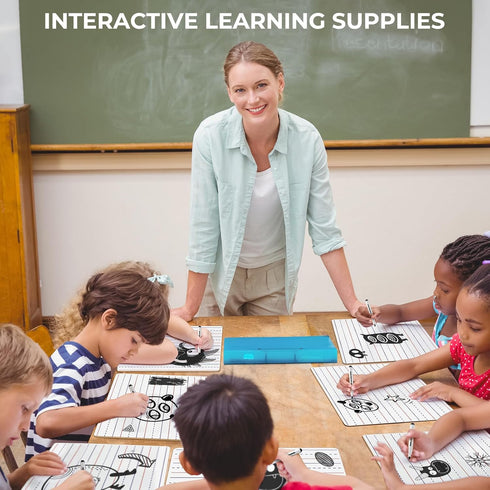 Double Sided Dry Erase Boards - Ohuhu 25-Pack 9 x 12 Inch Whiteboards Set for Classroom