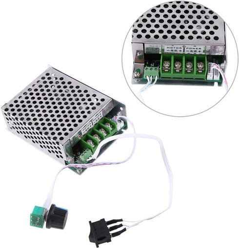 Motor Speed Controller Switch, DC PWM Motor Controller for Brushed DC Motor Speed Control DC10V to 50V 30A