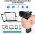 Bluetooth QR Barcode Scanner, PDF417 Rechargeable Code Scanner Wireless, Data Matrix 2D Barcode Rearder Cordless Connect Smart Phone, Tablet, PC, CCD Code Reader Work with Windows, Mac,Android