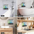 3-Chamber Wall Mounted Shampoo and Conditioner Dispenser - 300ML Each, Easy Refill, No Drip for Bathroom
