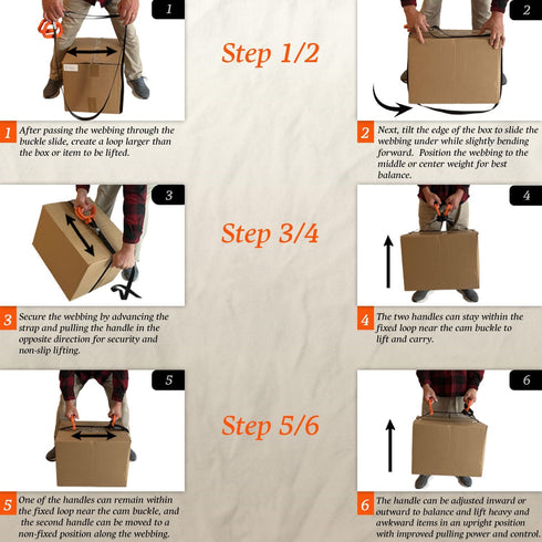 MULTUS 2 Handle Moving Strap – Heavy Duty Carrying Strap for Boxes, Furniture, Beach Gear, Camping, Sports Equipment