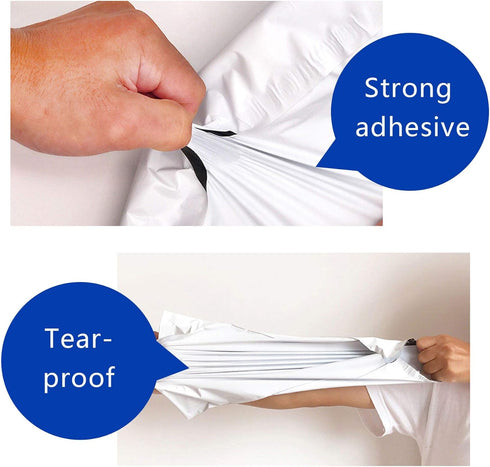 Small Poly Mailers 4x6, 100pcs Self-Sealing Shipping Bags, Waterproof and Tear-Proof for Jewelry, Makeup