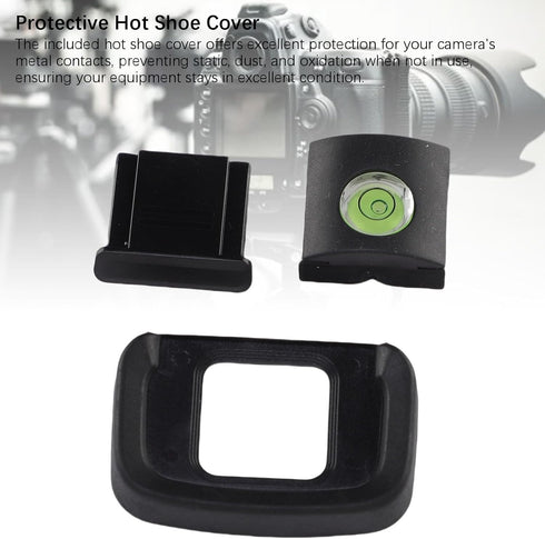 3 1 Set Z50 XUMIUZIY in Eyecup Hot Shoe Cover Bubble Level for Mirrorless Camera, Static Proof Dust Proof Camera Hot