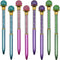 Maydahui 24PCS Crystal Gem Ballpoint Pen, Retractable Colorful Pearl Quicksand, Black Ink for Students