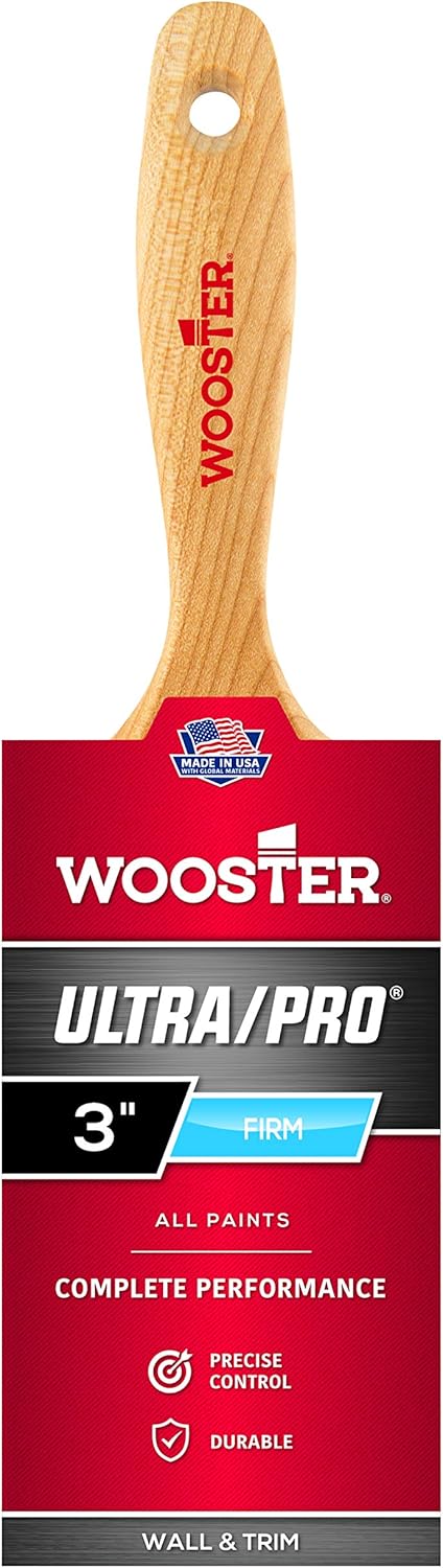 Wooster 4176-3 Paintbrush, 3-Inch, Brown, Purple