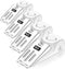 Door Stop Alarm with 120DB Security Alarm, Pack of 4 Floor Wedge Doorstop for Travel, Apartment, Home