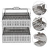 Microscope Slides Rack 30 Positions, Stainless Steel Slide Holder for Research Staining Specimen Storage Stand