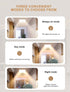 ,12000mAh IP54 Closet Rechargeable Ceiling Light with Remote No Wiring Motion Sensor Battery Operated Ceiling Light